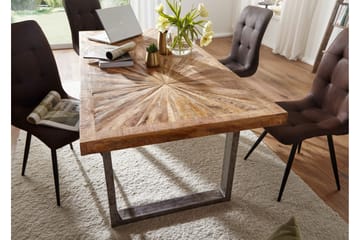 Gulshan Matbord 200 cm - Brun/Silver - Möbler - Matplats - Matbord & köksbord