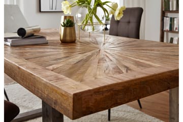 Gulshan Matbord 200 cm - Brun/Silver - Möbler - Matplats - Matbord & köksbord