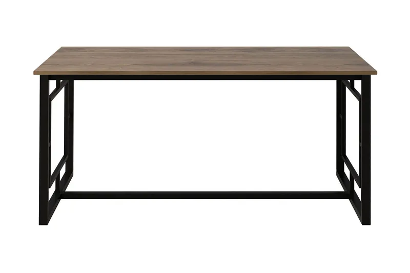 Hejde Matbord 160 cm, Brun/Svart