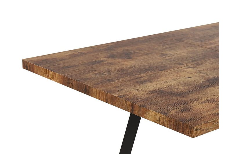 Housham Matbord 180 cm Hopfällbart - Ljusbrun/Svart - Möbler - Matplats - Matbord & köksbord