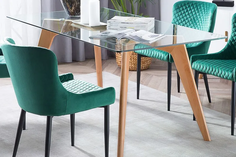 Hudson Matbord 160 cm - Transparent - Möbler - Matplats - Matbord & köksbord