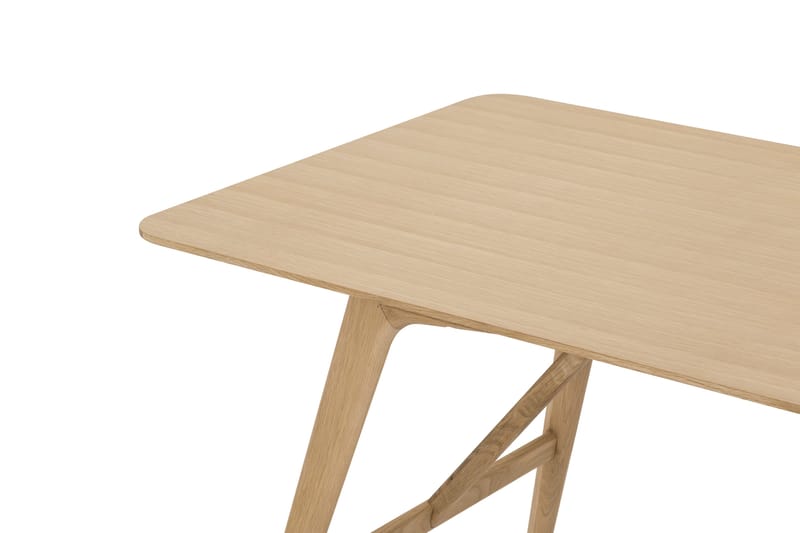 HULSIG Matbord - Köksbord 140 cm Ek Trä Brun - Möbler - Matplats - Matbord & köksbord