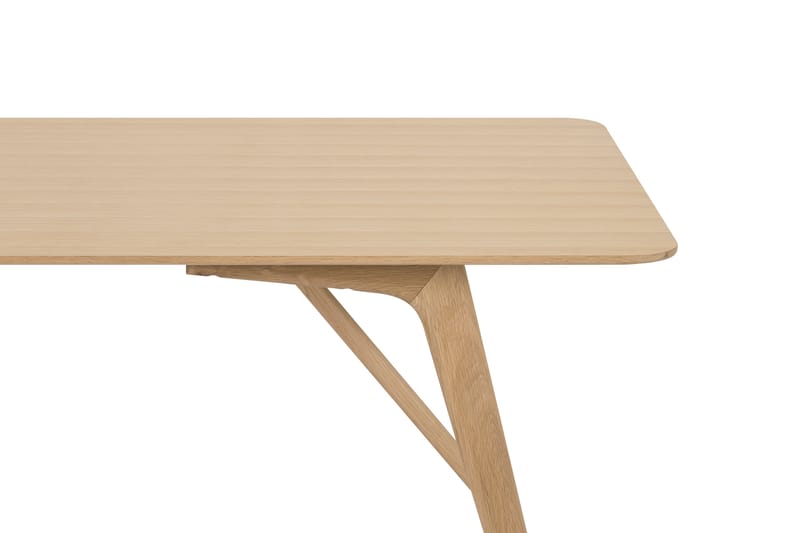 HULSIG Matbord - Köksbord 140 cm Ek Trä Brun - Möbler - Matplats - Matbord & köksbord