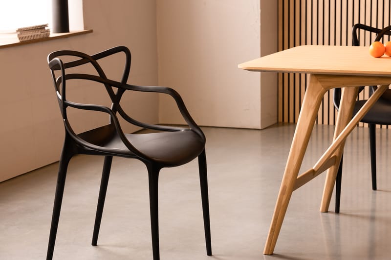 HULSIG Matbord - Köksbord 140 cm Ek Trä Brun - Möbler - Matplats - Matbord & köksbord