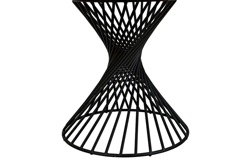 Iggy Matbord 140 cm Rund Glas - Grå - Möbler - Matplats - Matbord & köksbord