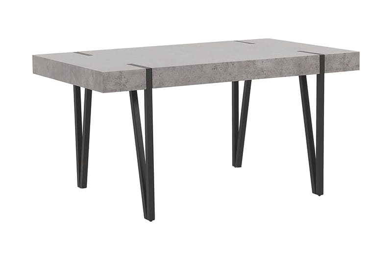 ILLICK Matbord 150 cm Grå/Svart - Bord - Matbord & köksbord