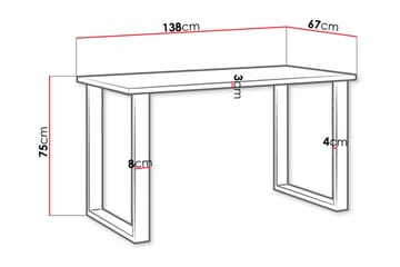 Imper Matbord 138 cm - Ek - Möbler - Matplats - Matbord & köksbord