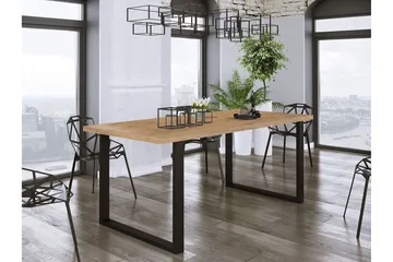 Imper Matbord 185 cm - svart/ek - Möbler - Matplats - Matbord & köksbord