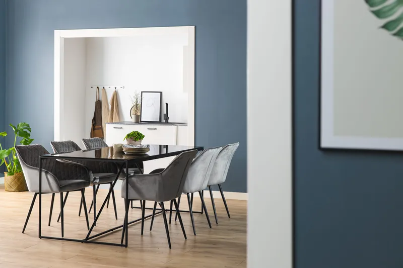 Indy Matbord 180 cm - Glas/Metall - Möbler - Matplats - Matbord & köksbord