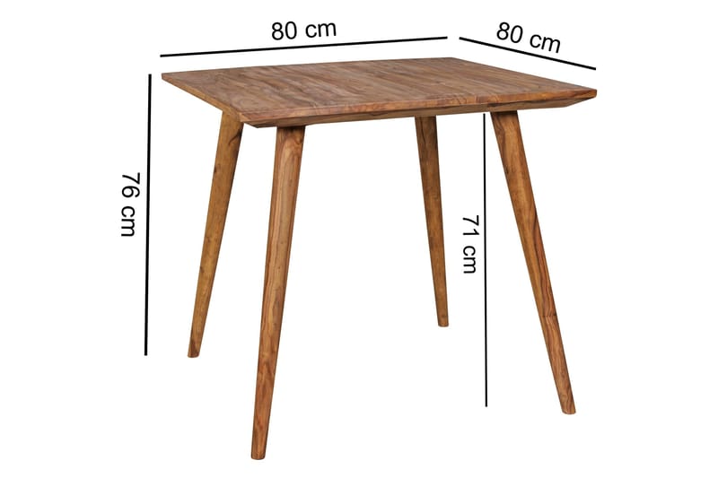 Iviana Matbord 80 cm - Trä/natur - Möbler - Matplats - Matbord & köksbord
