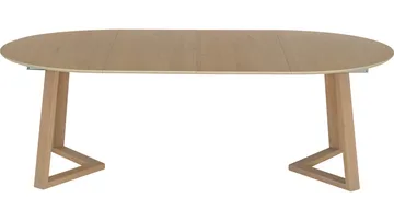 Matbord Jämtorrås ø130/230 cm - Vitpigmenterad ek - Möbler - Matplats - Matbord & köksbord
