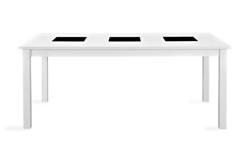 Jasmin Förlängningsbart Matbord 180 cm - Vit - Möbler - Matplats - Matbord & köksbord