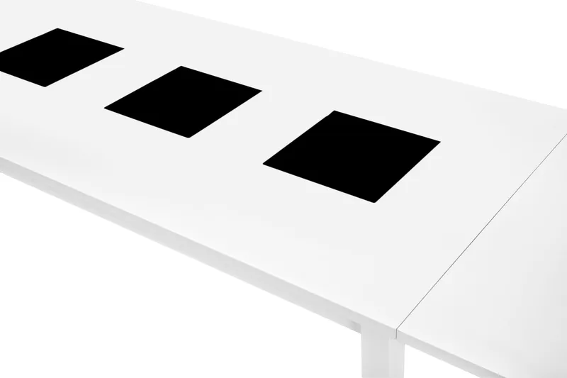 Jasmin Förlängningsbart Matbord 180 cm - Vit - Möbler - Matplats - Matbord & köksbord