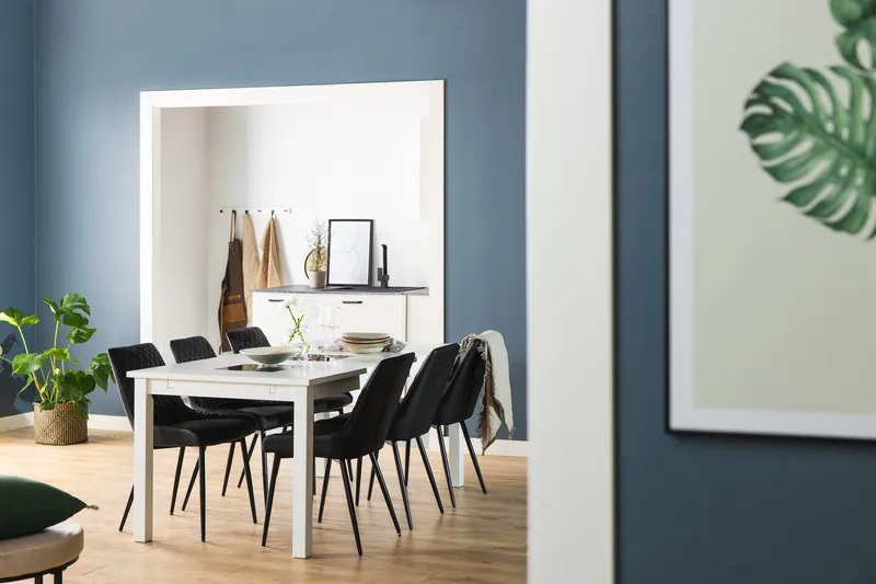 Jasmin Förlängningsbart Matbord 180 cm - Vit - Möbler - Matplats - Matbord & köksbord