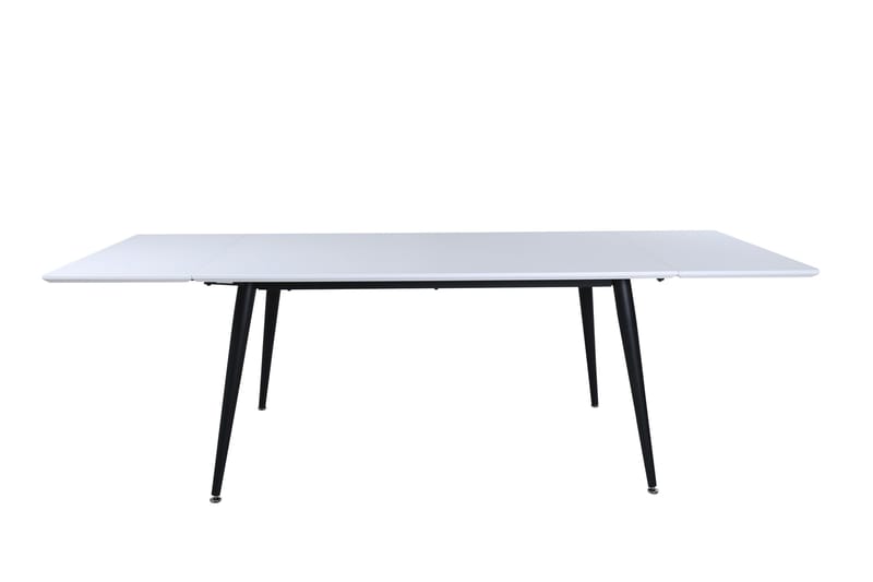 Jimmy Förlängningsbart Matbord 150 cm - Vit/Svart - Möbler - Matplats - Matbord & köksbord