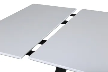 Jimmy Förlängningsbart Matbord 150 cm - Vit/Svart - Möbler - Matplats - Matbord & köksbord