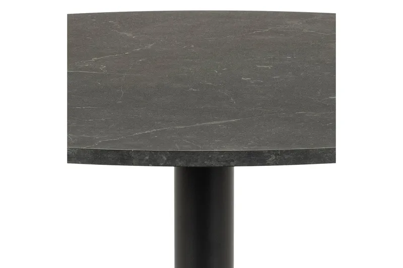 Jora Runt Matbord 110 cm med Marmorutseende - Svart - Möbler - Matplats - Matbord & köksbord