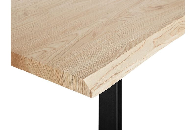 Joyl Rektangulärt Matbord 180x90 cm i Ek med Metallfinish - Beige - Möbler - Matplats - Matbord & köksbord
