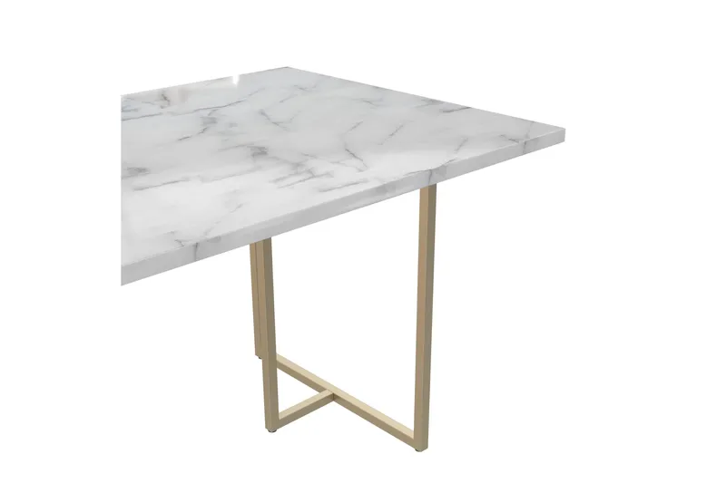 Kaiti Matbord Marmor - Vit - Möbler - Matplats - Matbord & köksbord