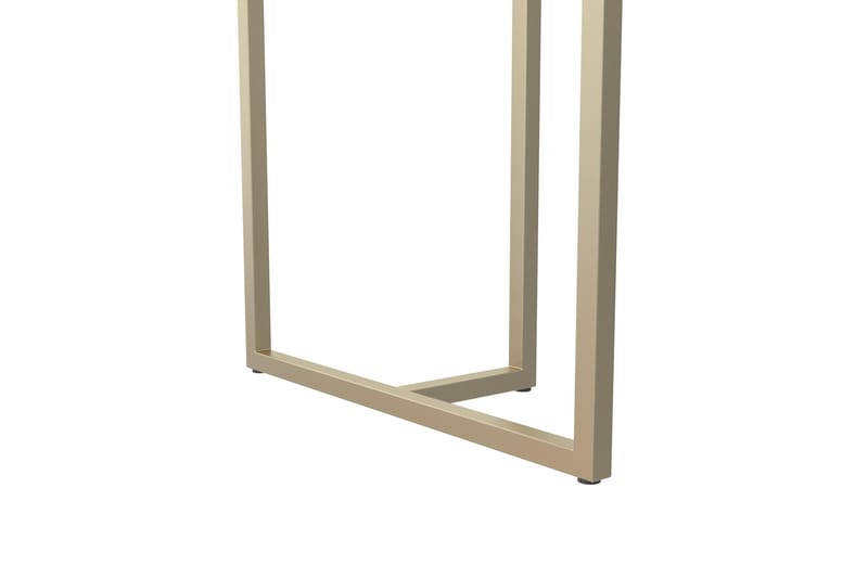 Kaiti Rektangulärt Matbord 163 cm med Marmorutseende - Vit - Möbler - Matplats - Matbord & köksbord