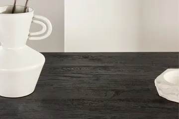 Keholmen Stort Rektangulärt Matbord 220 cm med Valnöts- och Metallutseende - Brun - Möbler - Matplats - Matbord & köksbord
