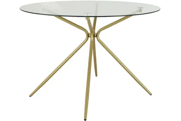 Kingsnorth Matbord Runt 110 cm - Mässing - Möbler - Matplats - Matbord & köksbord