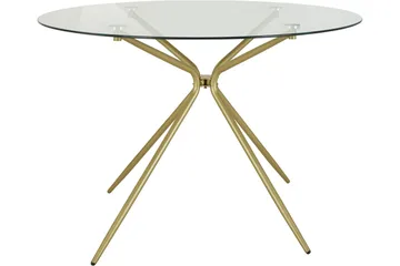 Kingsnorth Matbord Runt 110 cm - Mässing - Möbler - Matplats - Matbord & köksbord