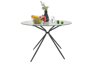 Kingsnorth Matbord Runt 110 cm - Svart - Möbler - Matplats - Matbord & köksbord