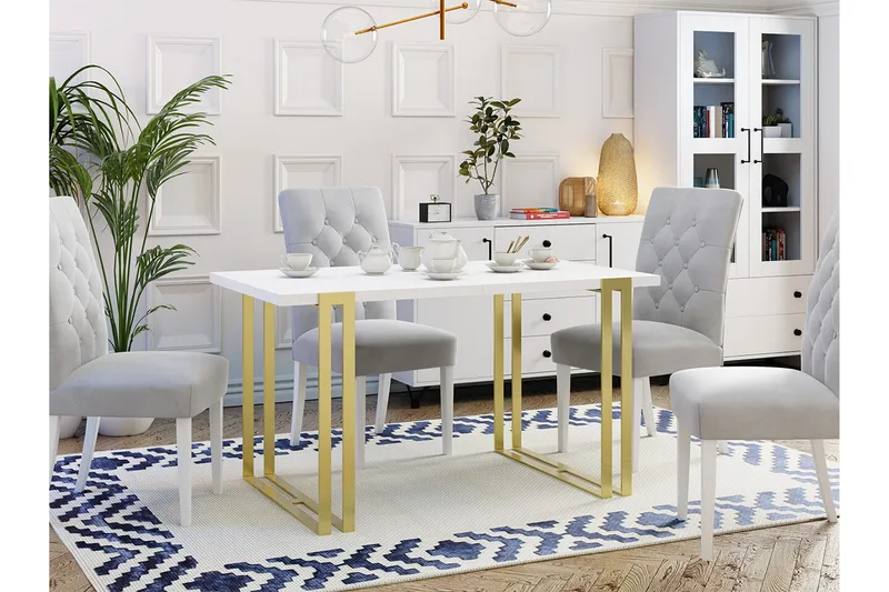 Kintore Matbord 80 cm - Vit - Möbler - Matplats - Matbord & köksbord