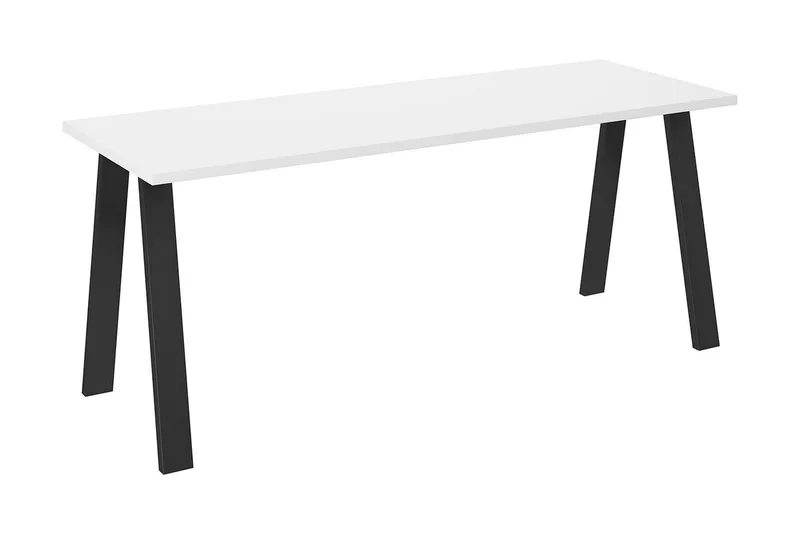 Kleos Matbord 185 cm - Vit/Svart - Möbler - Matplats - Matbord & köksbord