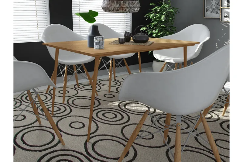 KOOTENAI Matbord 120 cm Natur - Möbler - Matplats - Matbord & köksbord