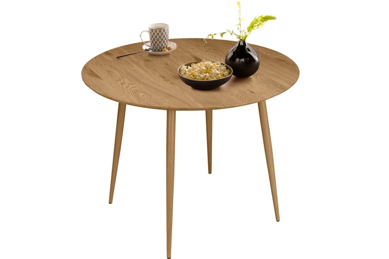 KOOTENAI Matbord Runt 100 cm Natur - Möbler - Matplats - Matbord & köksbord