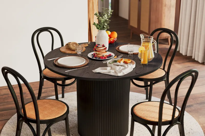 Kopparbo Matbord 106 cm - Svart trä - Möbler - Matplats - Matbord & köksbord