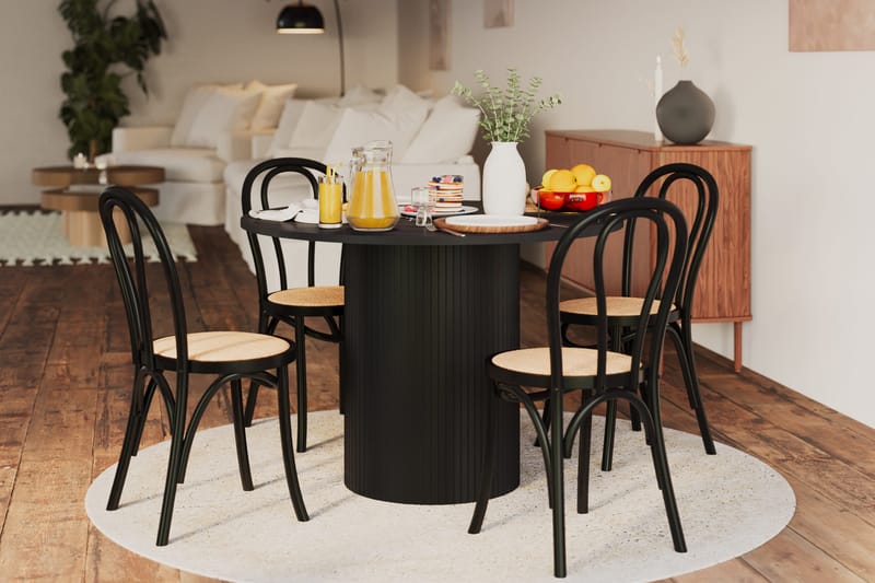 Kopparbo Matbord 106 cm - Svart trä - Möbler - Matplats - Matbord & köksbord