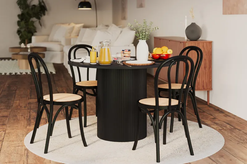 Kopparbo Matbord 106 cm - Svart trä - Möbler - Matplats - Matbord & köksbord