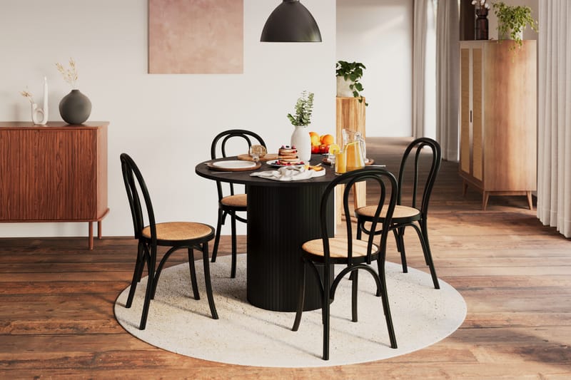 Kopparbo Matbord 106cm - Svart trä - Möbler - Matplats - Matbord & köksbord