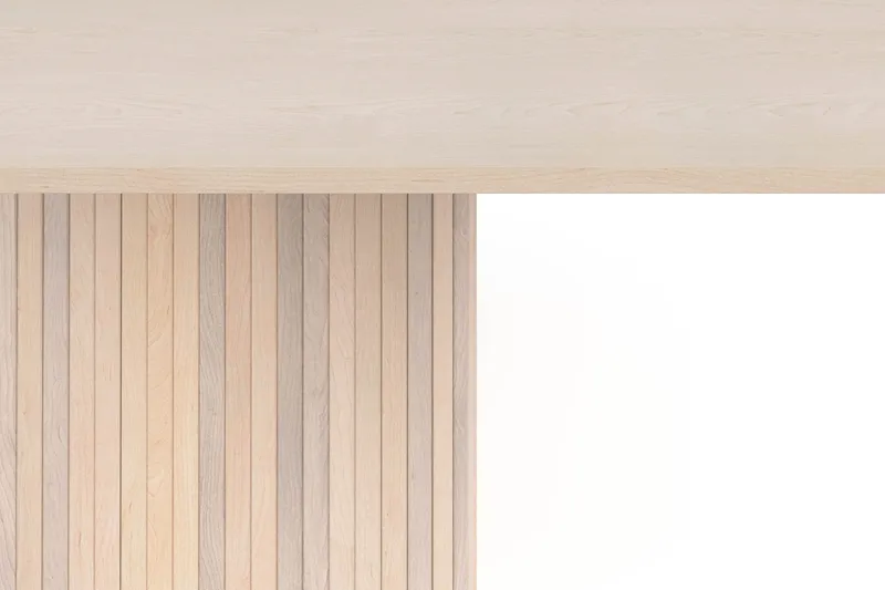 Kopparbo Matbord 140 cm - Ljust vitlaserat ekträ - Möbler - Matplats - Matbord & köksbord