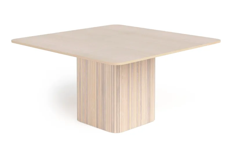 Kopparbo Matbord 140 cm - Ljust vitlaserat ekträ - Möbler - Matplats - Matbord & köksbord