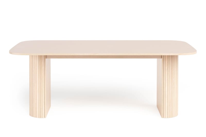 Kopparbo Matbord 200cm - Ljust vitlaserat ekträ - Möbler - Matplats - Matbord & köksbord
