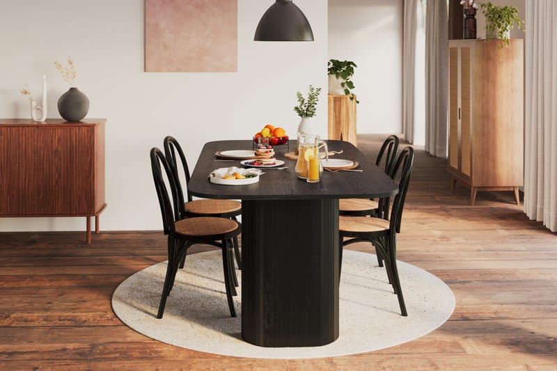 Kopparbo Matbord 200cm - Svart trä - Möbler - Matplats - Matbord & köksbord