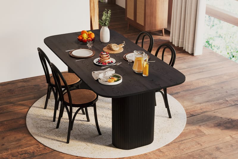 Kopparbo Matbord 200cm - Svart trä - Möbler - Matplats - Matbord & köksbord