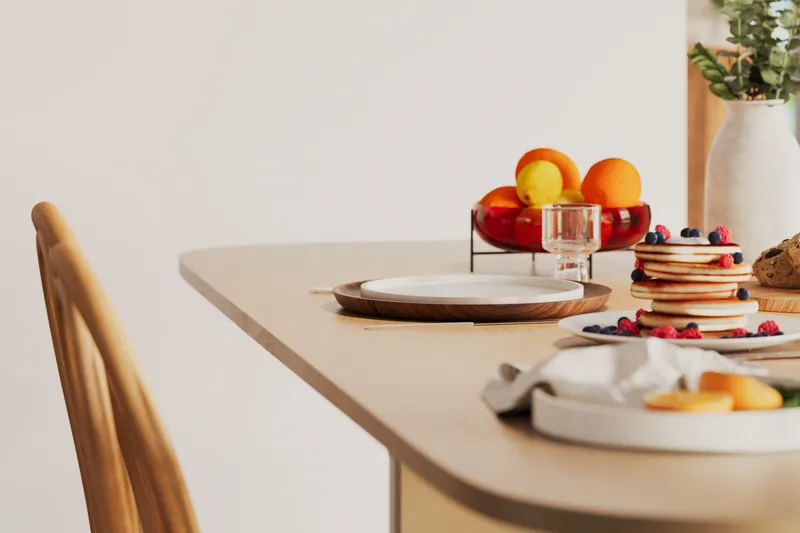 Kopparbo Matbord Ljust trä Rektangulärt 200 cm - Vitlaserat Ek - Möbler - Matplats - Matbord & köksbord