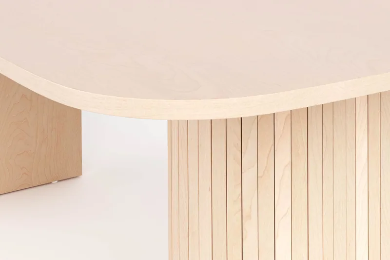 Kopparbo Matbord Ljust trä Rektangulärt 200 cm - Vitlaserat Ek - Möbler - Matplats - Matbord & köksbord