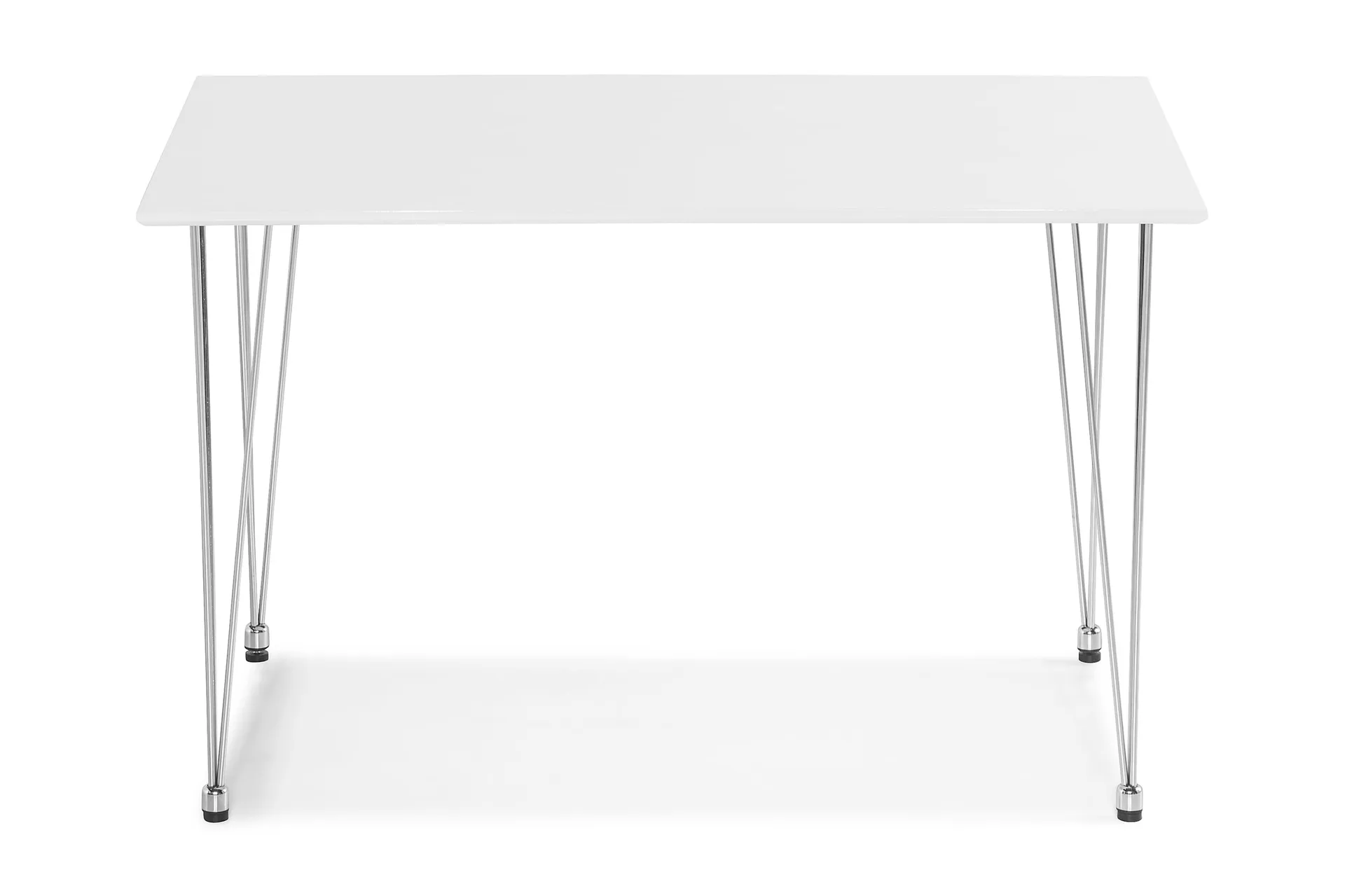 kronblom matbord 120 cm - vit