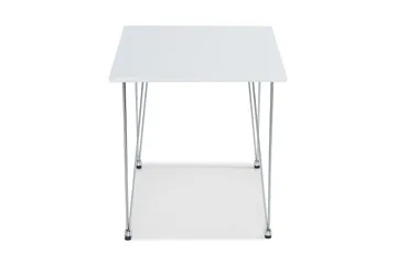 Kronblom Rektangulärt Matbord 120 cm i Trä med Metallutseende - Vit - Möbler - Matplats - Matbord & köksbord