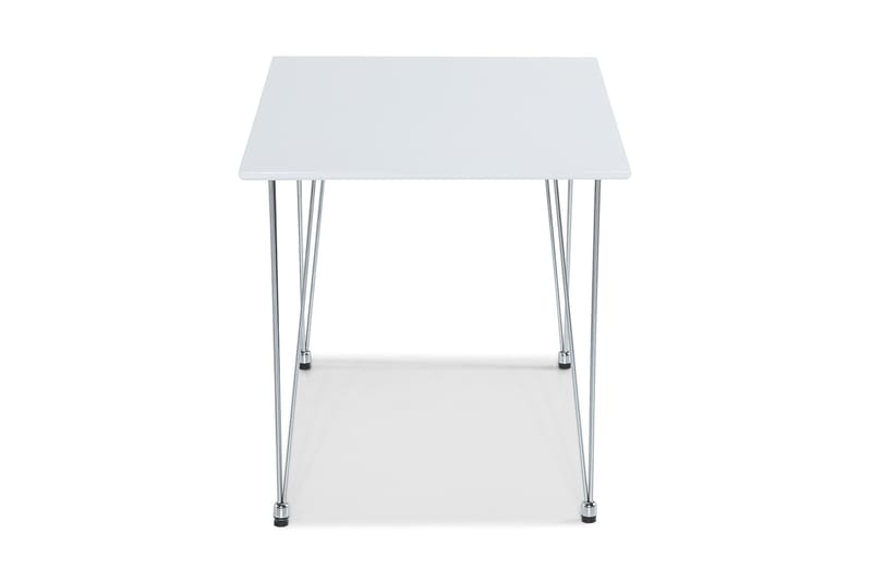 Kronblom Rektangulärt Matbord 120 cm i Trä med Metallutseende - Vit - Möbler - Matplats - Matbord & köksbord