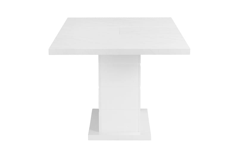 KULMBACH Förlängningsbart Matbord 120 cm Marmor/Vit - Bord - Matbord & köksbord