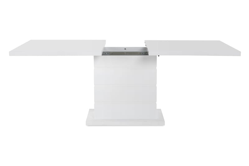 KULMBACH Förlängningsbart Matbord 160 Vit - Möbler - Matplats - Matbord & köksbord