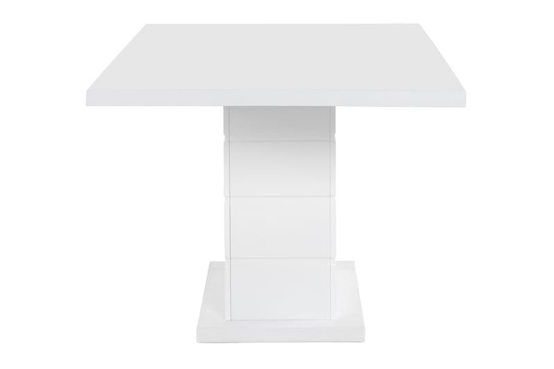 KULMBACH Förlängningsbart Matbord 160 Vit - Möbler - Matplats - Matbord & köksbord