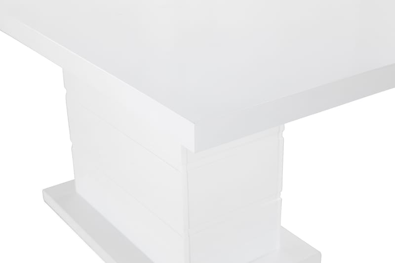 KULMBACH Förlängningsbart Matbord 160 Vit - Möbler - Matplats - Matbord & köksbord